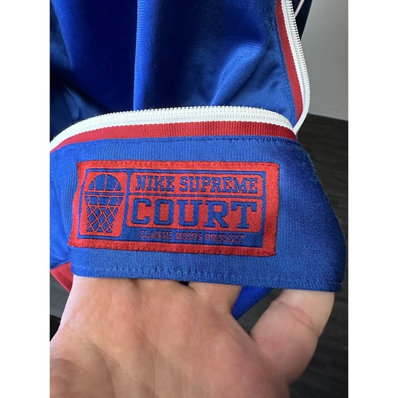 Vintage Nike Supreme Court Classic Basketball Zip Jacket • Men's XL - Picture 8 of 10